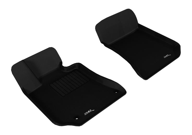 3D MAXpider 2010-2012 Mercedes-Benz E-Class Coupe C207 Kagu 1st Row Floormat - Black L1MB05211509 Main Image