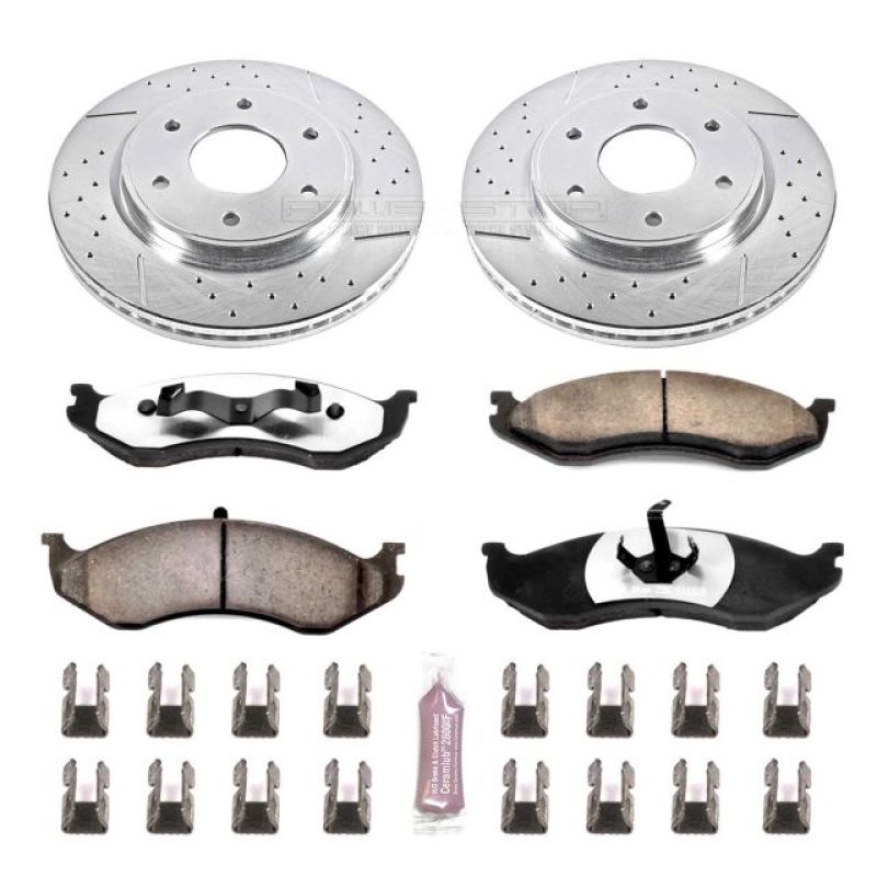 PowerStop PSB Z36 Truck & Tow Kit Brakes, Rotors & Pads Brake Kits - Performance D&S main image