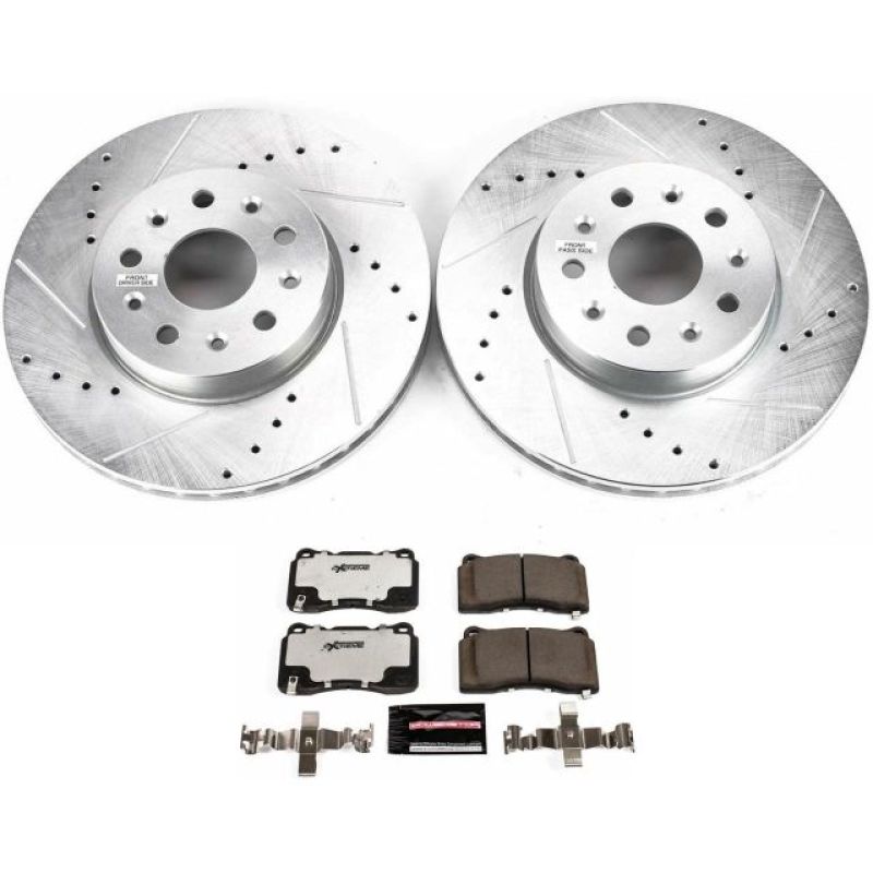 PowerStop PSB Z26 Street Warrior Kit Brakes, Rotors & Pads Brake Kits - Performance D&S main image