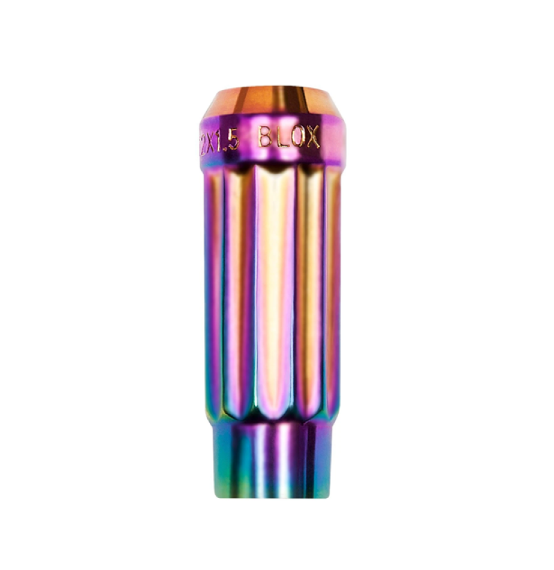 BLOX Racing 12-Sided P17 Tuner Lug Nut 12x1.5 - NEO Chrome Steel - Single Piece BXAC-00140-NEO