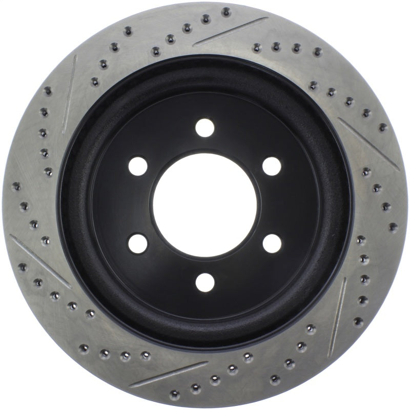 StopTech Slotted & Drilled Sport Brake Rotor - Rear Left 127.65153L