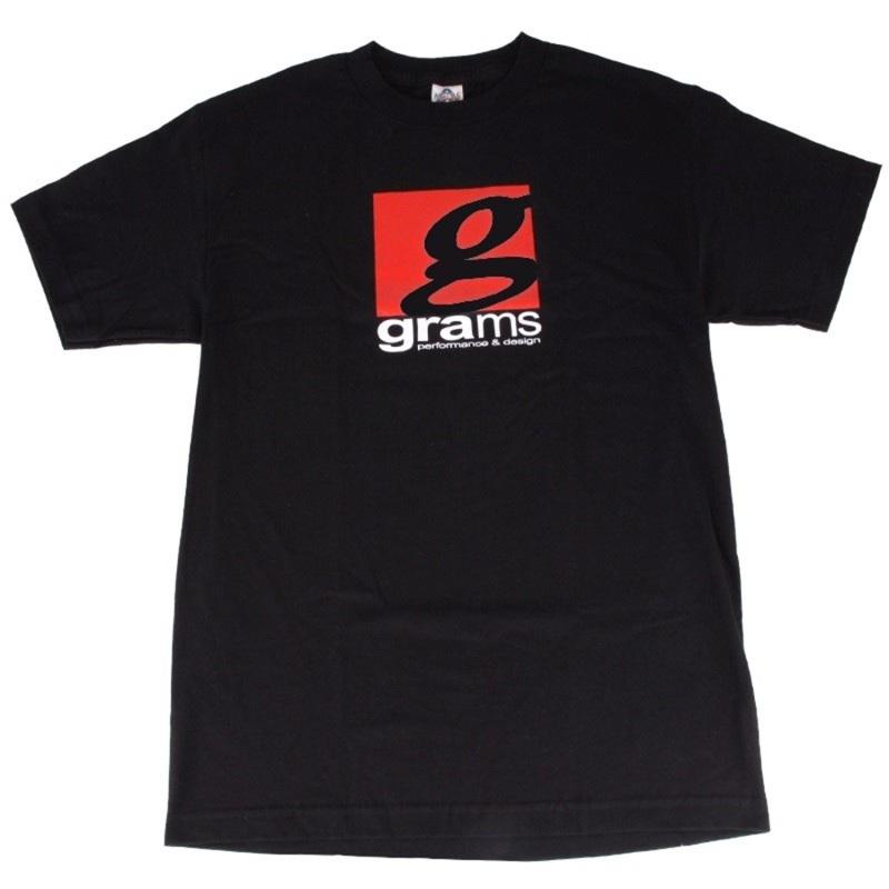 Grams Performance and Design Logo Black T-Shirt - XL G35-99-6012 Main Image