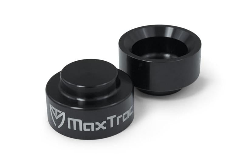 MaxTrac 00-18 GM Tahoe/Yukon 2WD/4WD 1.5in Rear Billet Aluminum Coil Spacers 1628 Main Image