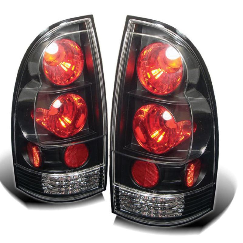 Spyder Toyota Tacoma 05-15 Euro Style Tail Lights Black ALT-YD-TT05-BK 5007896 Main Image