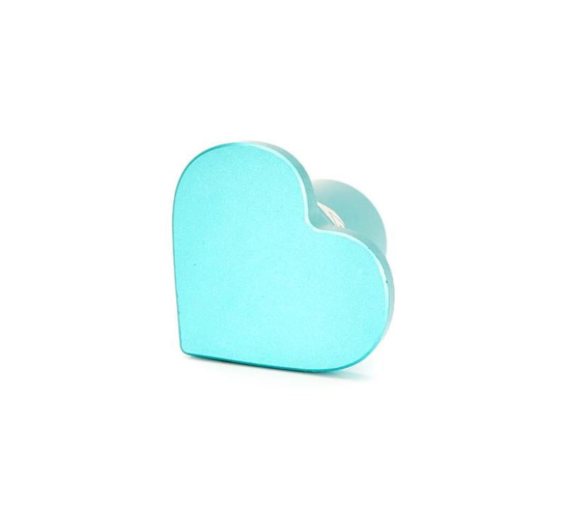 NRG Heart Shape Drift Button Honda - Teal DB-H003TL