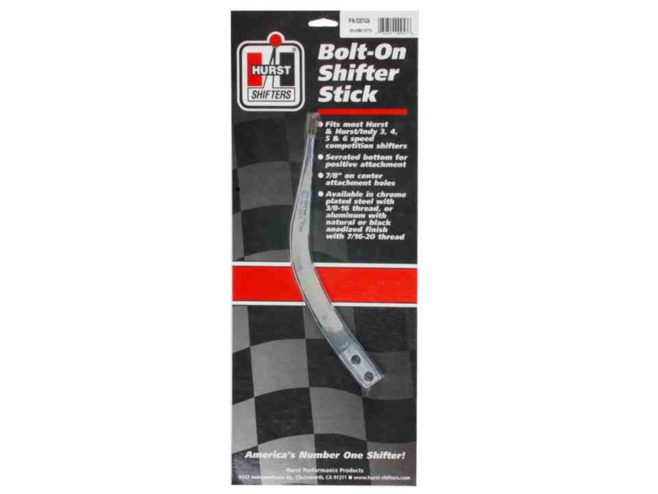 Hurst Shifters Replacement Competition Plus Upper Stick Replacement Chrome Stick