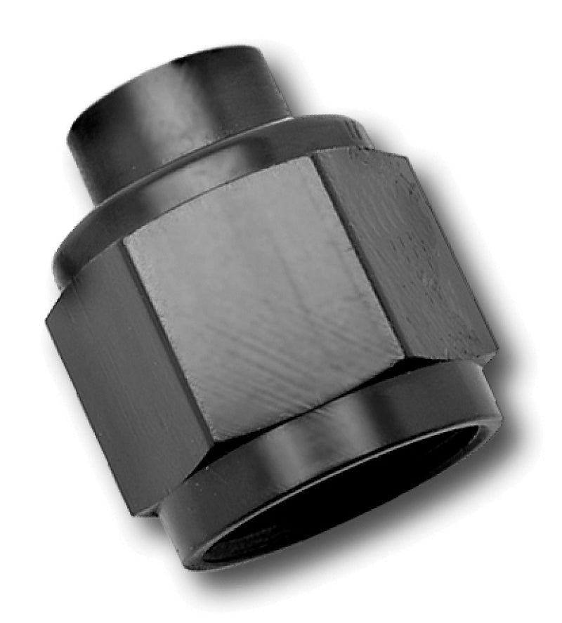 Russell -6 AN Flare Cap (Black Finish)