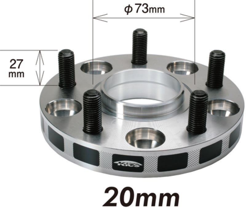 Project Kics 12x1.25 Hub 56mm 5-100 Wide Tread Spacers - 20mm W5020W356