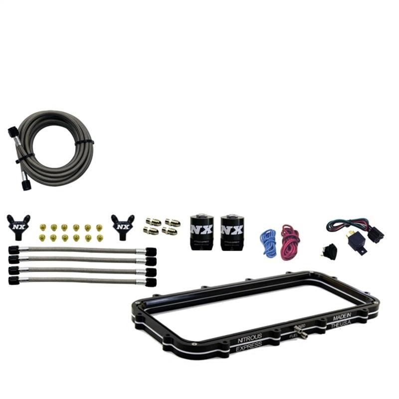 Nitrous Express Holley High Ram Plenum Nitrous Plate Kit w/o Bottle 20940-00 Main Image