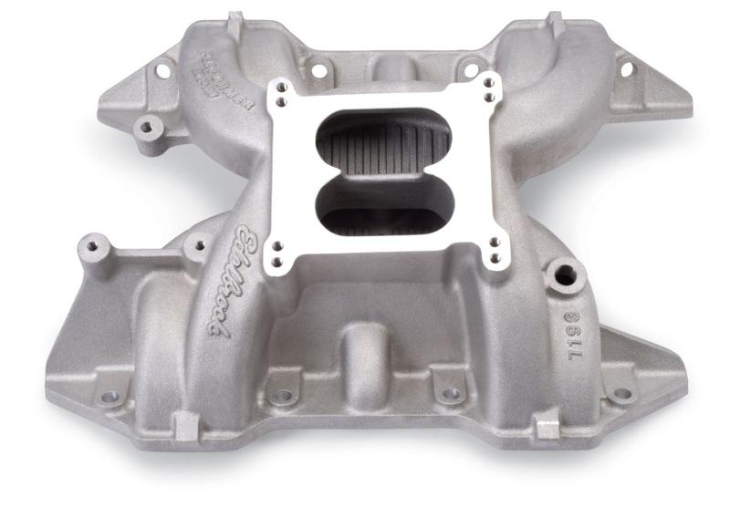 Edelbrock Perf RPM 440 Polished Manifold 71931 Main Image