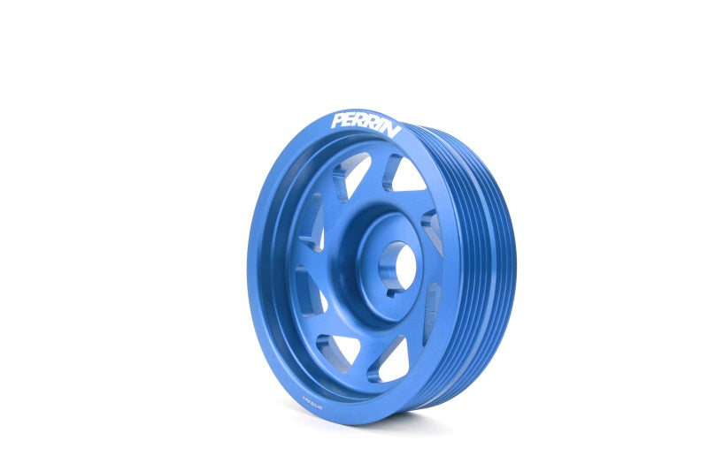 Perrin 93-11 Subaru Impreza / 02-14 WRX / 04-21 STI EJ Crank Pulley - Blue PSP-ENG-100BL