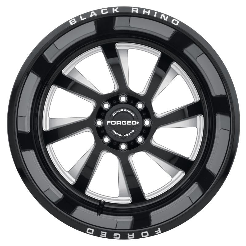 Black Rhino Blaster 22x14 8x165 ET-76 CB 122.1 Gloss Black w/Milled Spokes Wheel Left 2214BLR-68165B22L Main Image