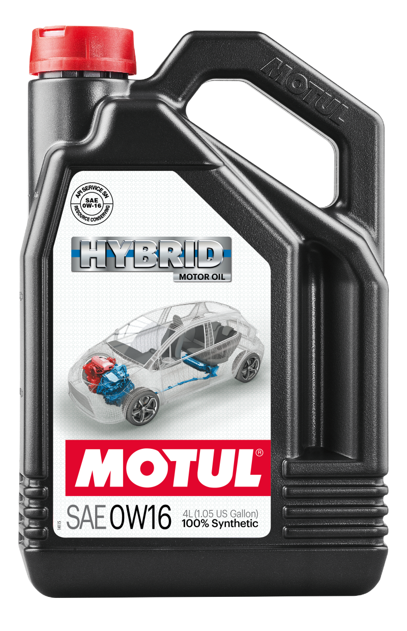 Motul 4L OEM Synthetic Engine Oil Hybrid 0W16 API SN 107154 Main Image