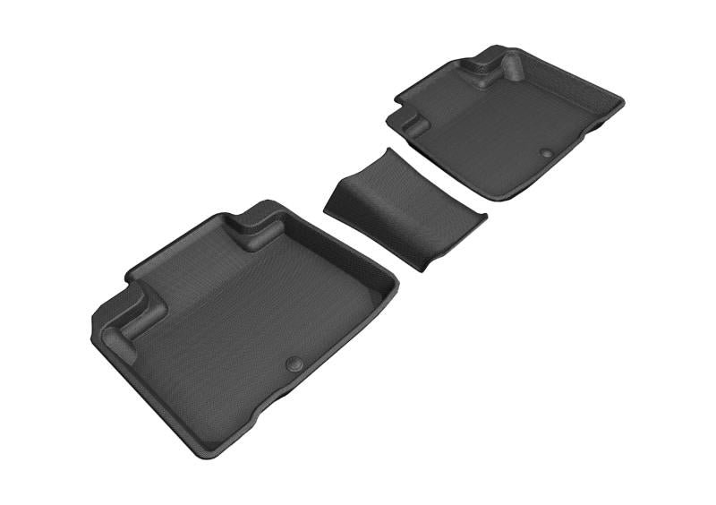 3D MAXpider 2016-2020 Lincoln Nautilus/Mkx Kagu 2nd Row Floormats - Black L1LC00821509 Main Image