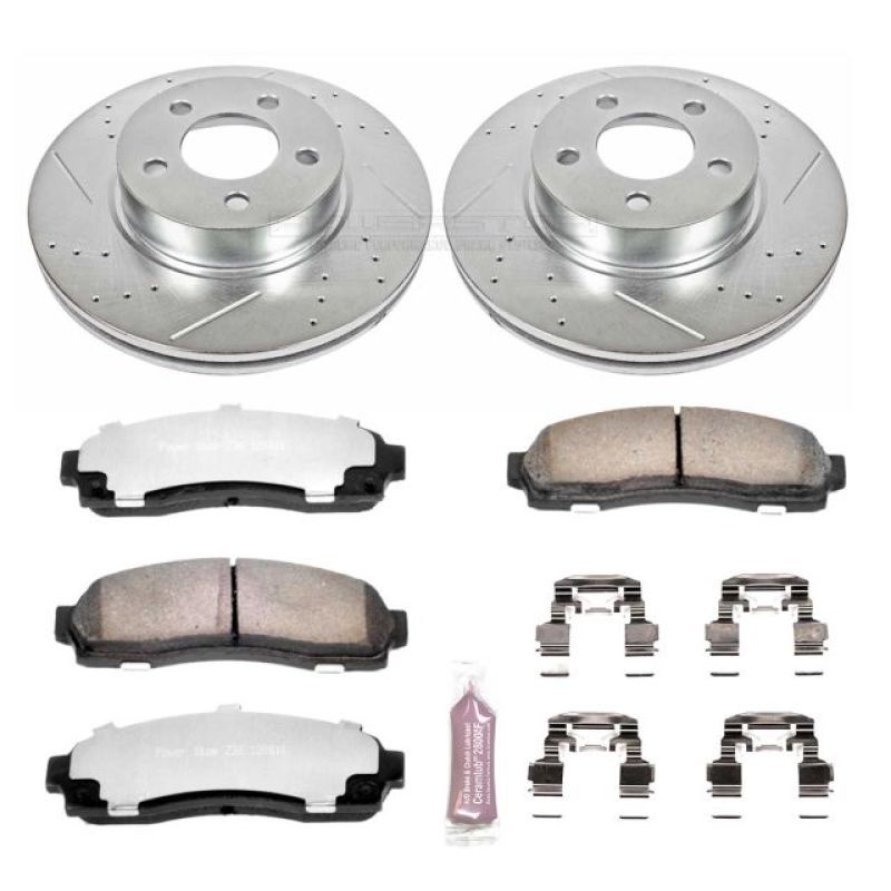 PowerStop PSB Z36 Truck & Tow Kit Brakes, Rotors & Pads Brake Kits - Performance D&S main image