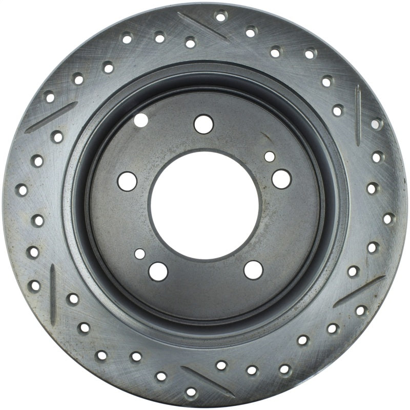 StopTech Select Sport 10-13 Kia Soul / Forte Right Slotted & Drilled Sport Brake Rotor - Rear 227.50027R