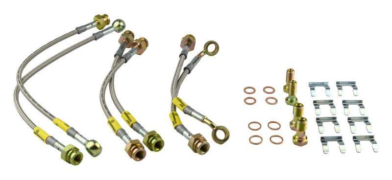 Goodridge 08-10 Chevy Cobalt SS Models w/ Brembo Calipers Stainless Steel Brake Lines Kit 12295 Main Image