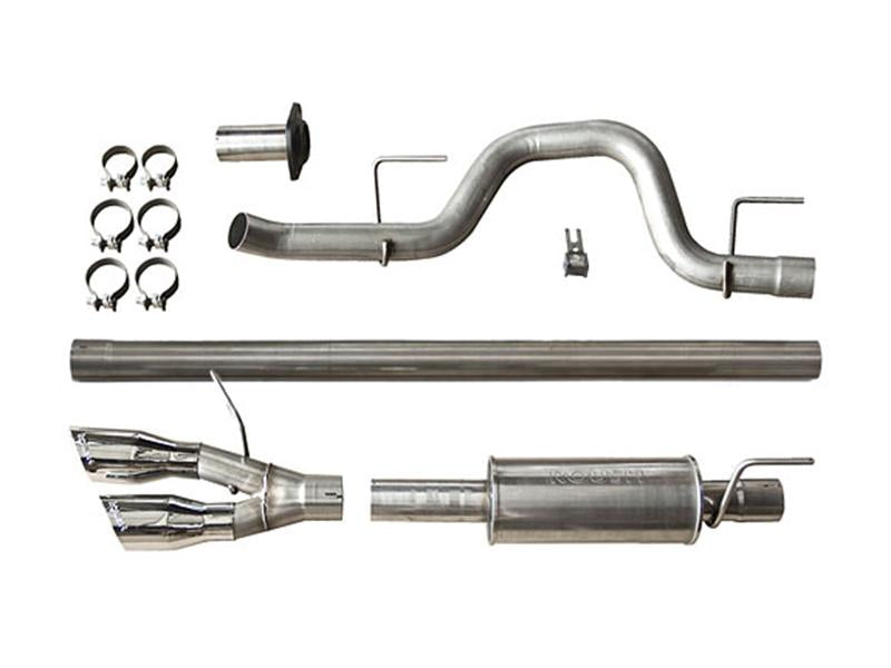 ROUSH 2011-2014 Ford F-150 3.5L/5.0L/6.2L Side Exit Performance Exhaust System (Incl. SVT Raptor) 421711 Main Image