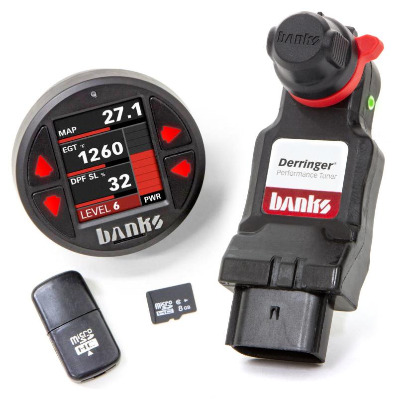 Banks Power 2020 GM 2500/3500 6.6L L5P Derringer Tuner (Gen 2) w/ 1.8in iDash DataMonster 67103 Main Image