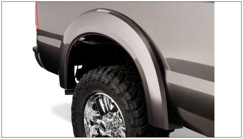 Bushwacker 99-10 Ford F-250 Super Duty Styleside Extend-A-Fender Style Flares 2pc - Black 20076-02 Main Image