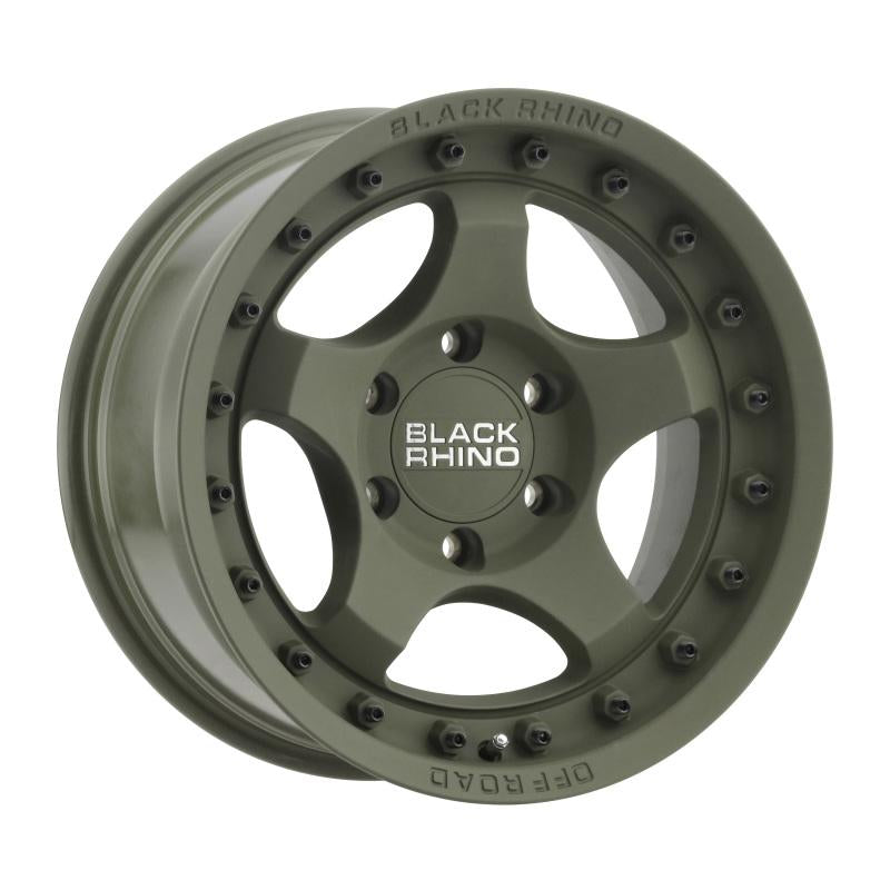 Black Rhino Bantam 16x8 6x139.7 ET-10 CB 112.1 Olive Drab Green Wheel 1680BTM-06140N12 Main Image