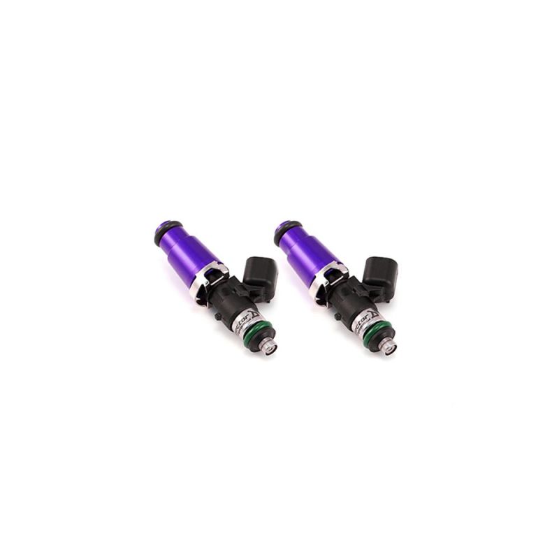 Injector Dynamics 1340cc Injectors - 60mm Length - 14mm Purple Top - 14mm Lower O-Ring (Set of 2) 1300.60.14.14.2