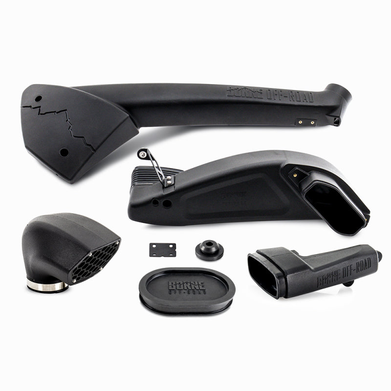 Mishimoto BORNE Off-Road 17-20 Ford F-150 Raptor 3.5L EcoBoost Snorkel - Micro-Wrinkle Black MMAI-RPTR-17NWBK