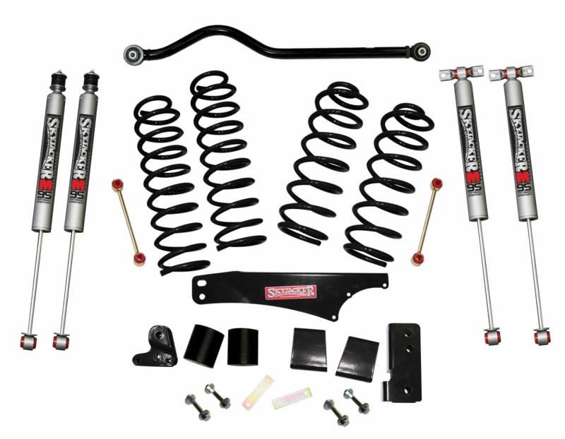 Skyjacker 2007-2017 Jeep Wrangler (JK) Suspension Lift Kit w/ Shock JK350BPMSR Main Image