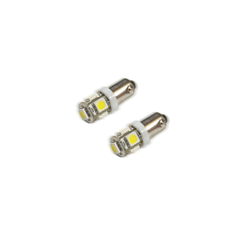 ORACLE Lighting Oracle BA9S 5 LED 3 Chip Bayonet Bulbs (Pair) - White 4904-001