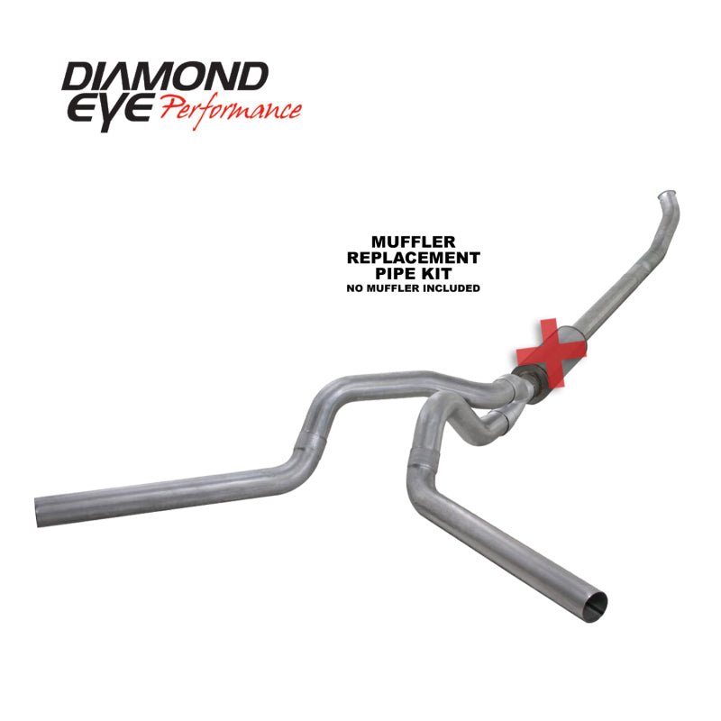 Diamond Eye Performance DEP Turbo Back Exhaust Kit AL Exhaust, Mufflers & Tips Turbo Back main image