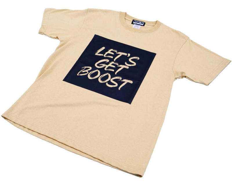 HKS Get Boost T-SHIRT XXL/SAND BEIGE 51007-AK408