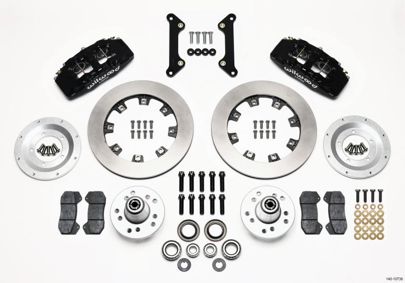 Wilwood Dynapro 6 Front Hub Kit 12.19in 70-78 Camaro 140-10738 Main Image