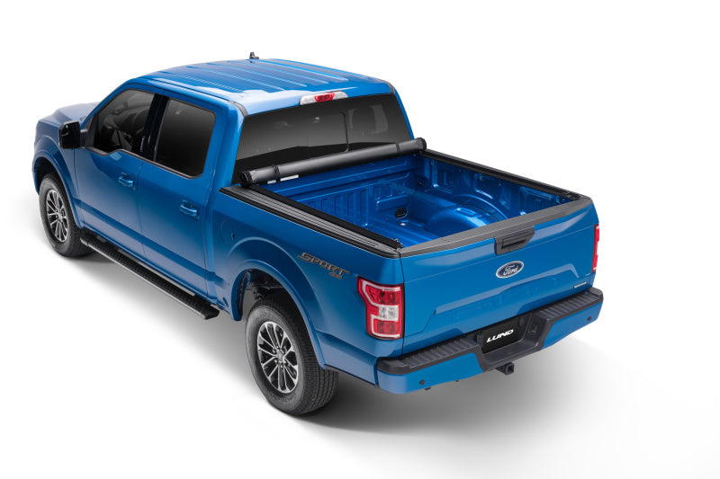 Lund 99-13 Ford F-250 Super Duty (8ft. Bed) Genesis Roll Up Tonneau Cover - Black 96051