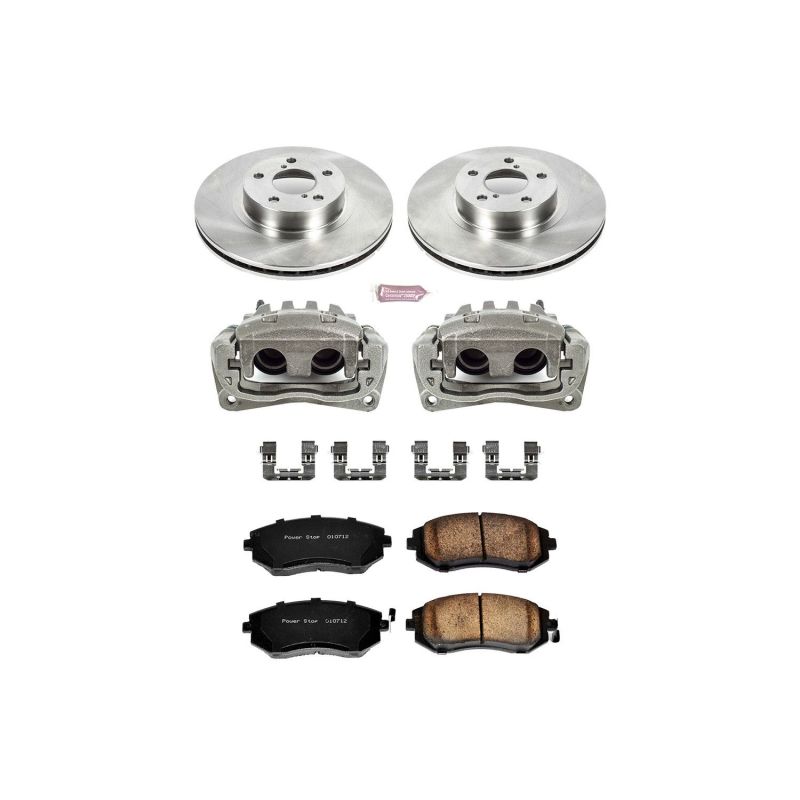 PowerStop PSB Autospecialty Kit w/Cals Brakes, Rotors & Pads Brake Kits - OE main image