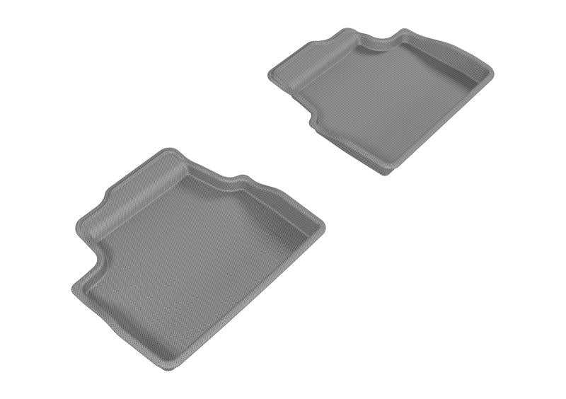 3D MAXpider 2014-2019 Mini Hardtop 4-Door Kagu 2nd Row Floormats - Gray L1MN01521501 Main Image