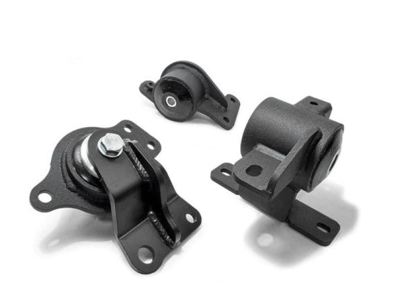 Innovative 05-08 Honda FIT/JAZZ L-Series Black Steel Mounts 85A Bushings (Auto Trans) 10851-85A