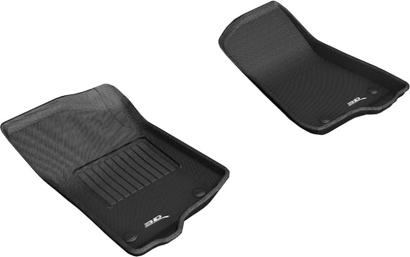 3D MAXpider 2018-2020 Jeep Wrangler JL Sport/Gladiator Jt Kagu 1st Row Floormat - Black L1JP01911509 Main Image