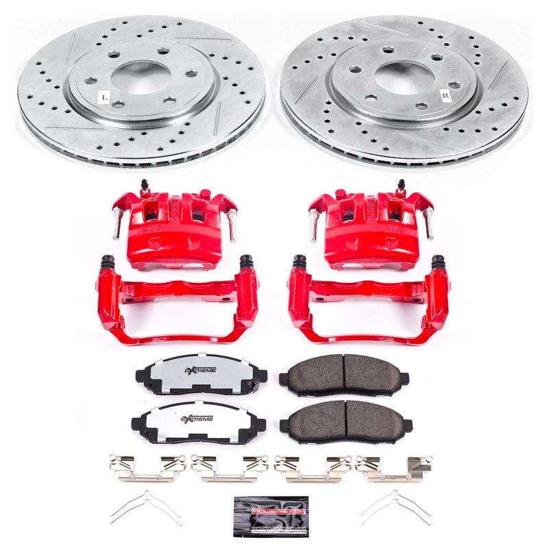 PowerStop PSB Z36 Truck & Tow Kit w/Cals Brakes, Rotors & Pads Brake Kits - Performance D&S main image