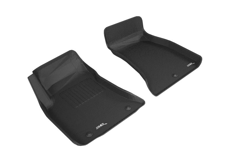 3D MAXpider 2015-2020 Dodge Challenger Rwd Kagu 1st Row Floormat - Black L1DG02611509 Main Image