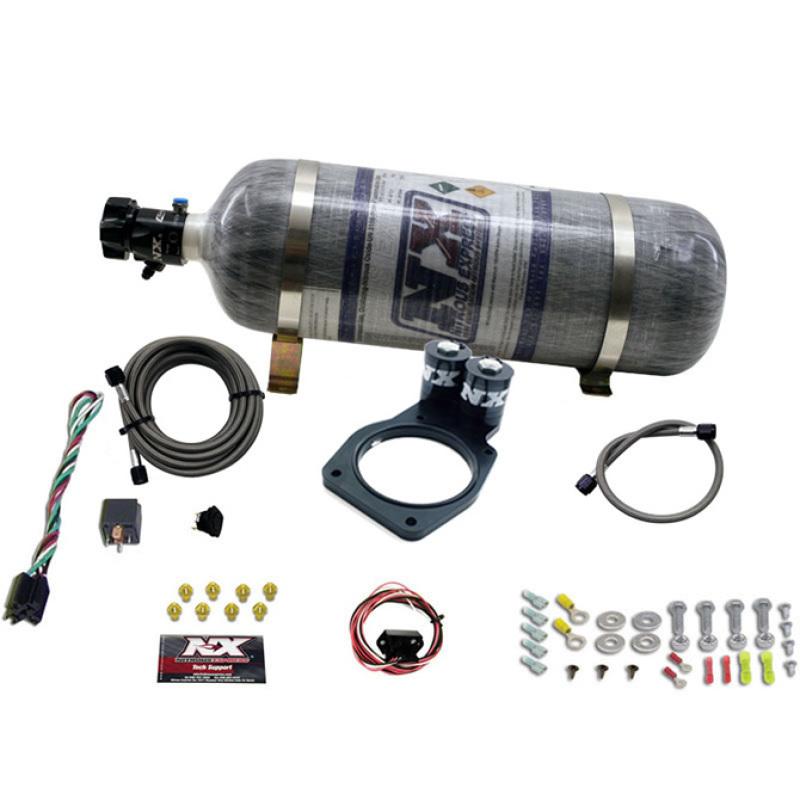 Nitrous Express 10-15 Chevrolet Camaro Nitrous Plate Kit (50-150HP) w/12lb Bottle 20931-12 Main Image