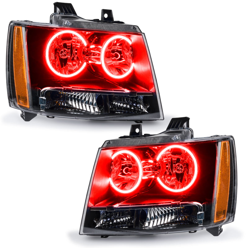 ORACLE Lighting Oracle 07-13 Chevrolet Avalanche Pre-Assembed SMD Headlights - Red 7001-003