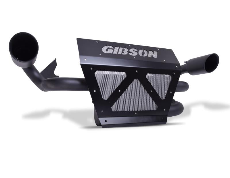 Gibson 2018 Polaris RZR XP 1000 EPS Base 2.25in Dual Exhaust - Black Ceramic 98038 Main Image