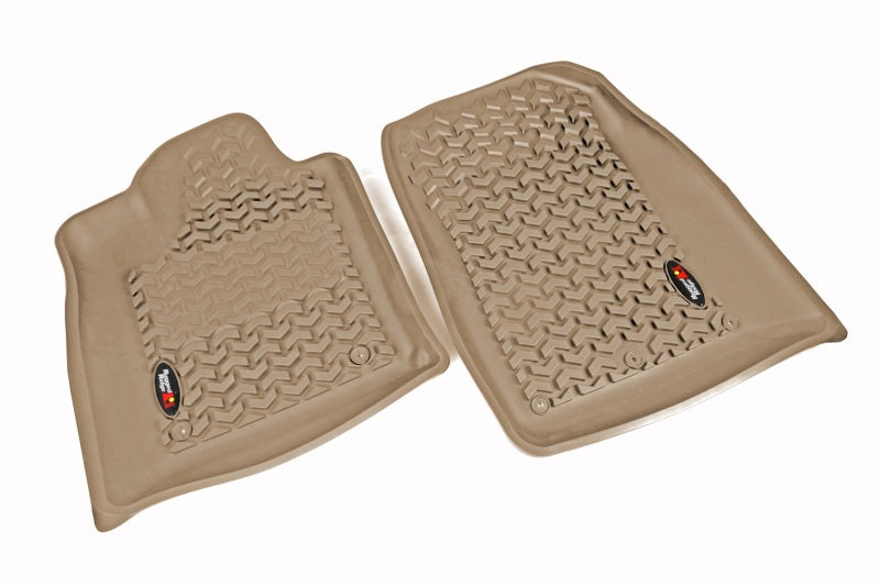 Rugged Ridge RUG Floor Liners - Tan Floor Mats Floor Mats - Rubber main image