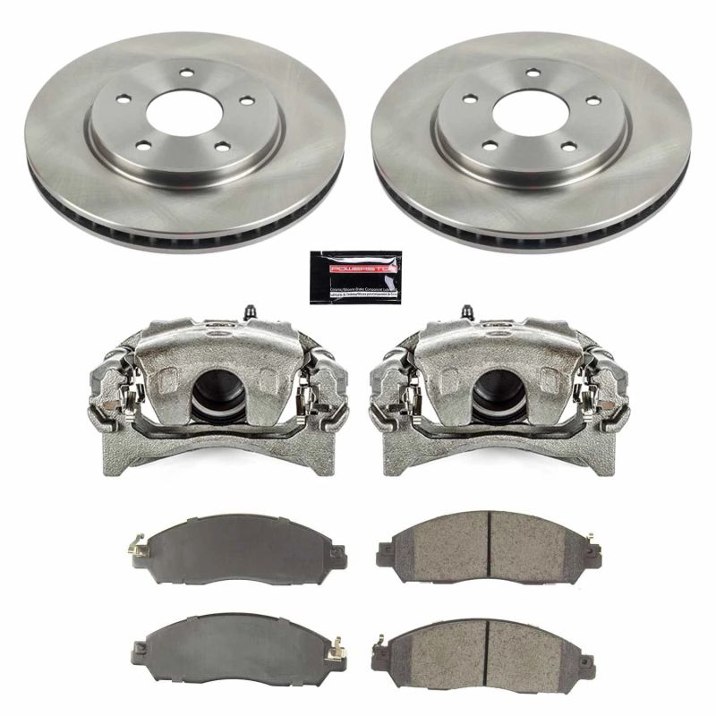 PowerStop PSB Autospecialty Kit w/Cals Brakes, Rotors & Pads Brake Kits - OE main image