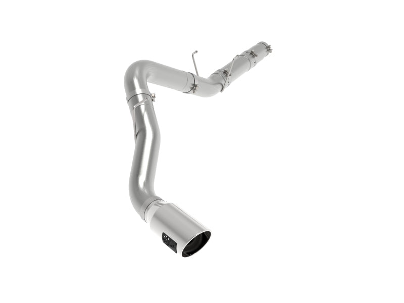 aFe LARGE BORE HD 5in 409-SS DPF-Back Exhaust w/Pol Tip 19-20 Ram Diesel Trucks L6-6.7L (td) 49-42078-P