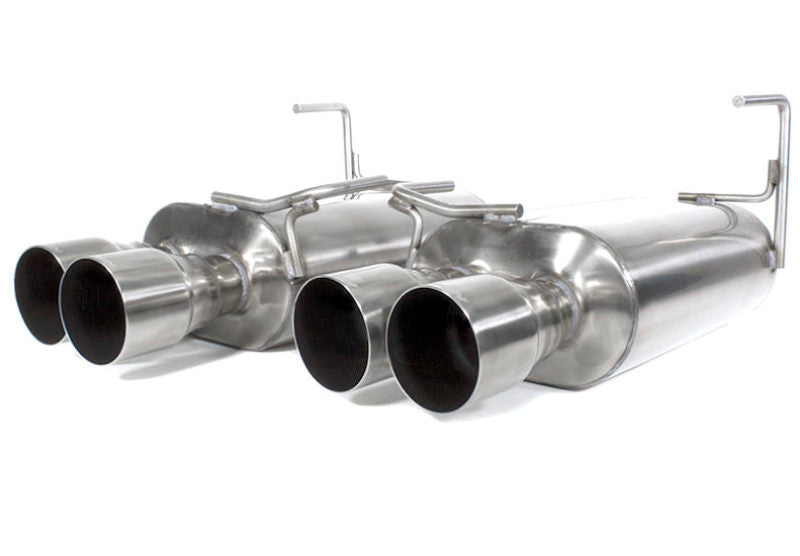 Perrin 11+ Subaru STi/WRX Sedan Brushed Dual Tube Cat-Back Exhaust w/ Quad Straight Cut Tips PSP-EXT-351BR