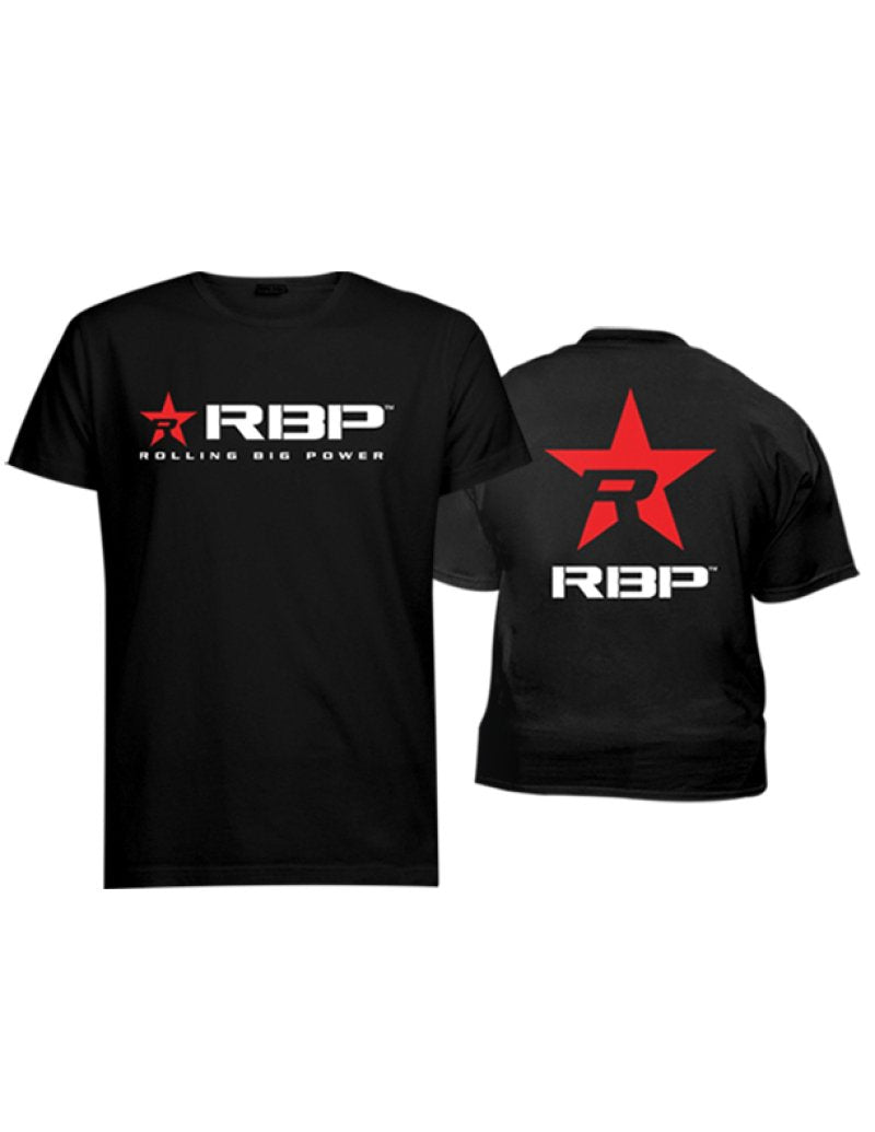 RBP Short Sleeve Tee - Black w/Red Star - Large RBP-901-L Main Image