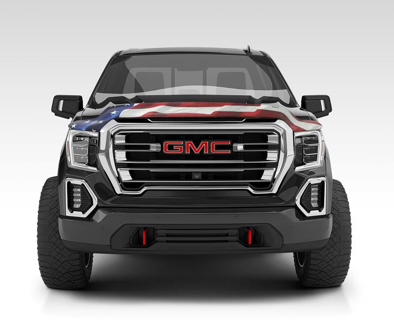 Stampede 2019 GMC Sierra 1500 Vigilante Premium Hood Protector - Flag 3022-41 Main Image