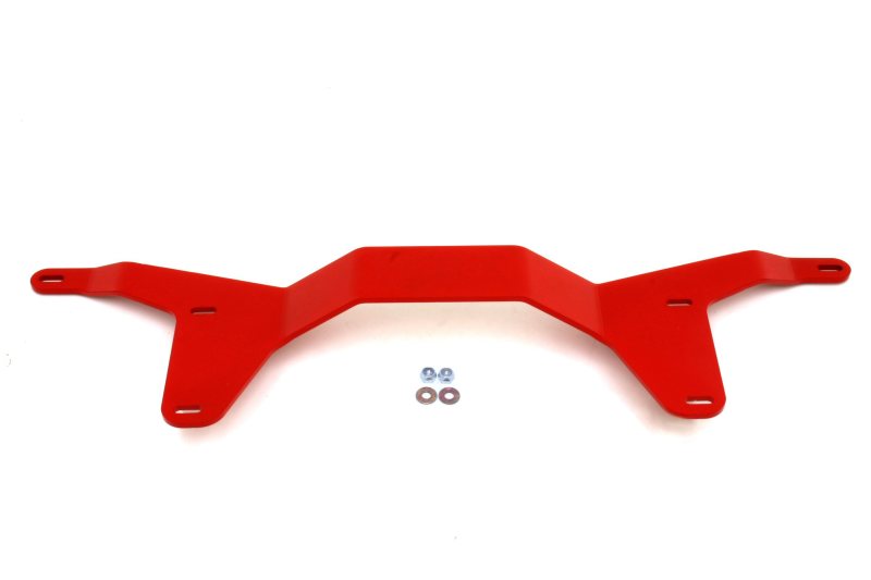 BMR 05-14 S197 Mustang Rear Driveshaft Tunnel Brace - Red DTB002R