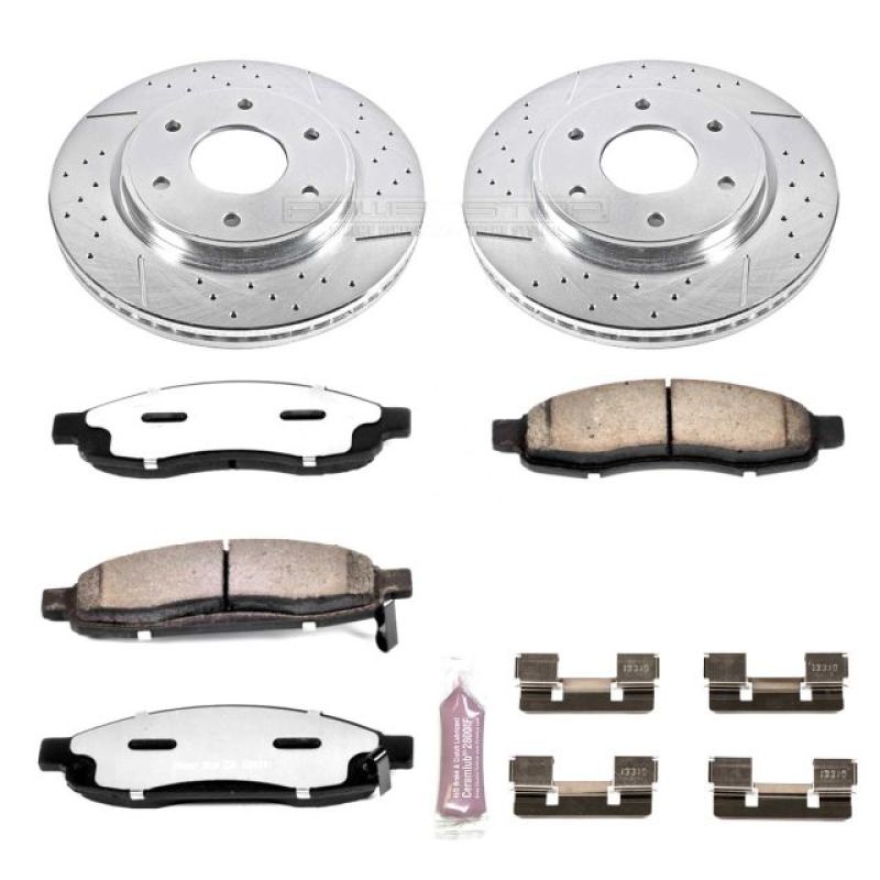 PowerStop PSB Z36 Truck & Tow Kit Brakes, Rotors & Pads Brake Kits - Performance D&S main image